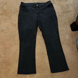 Mid rise bootcut jeans